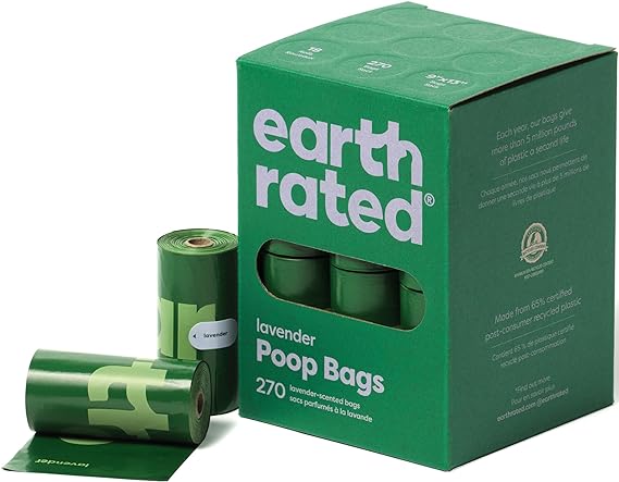 Earth Rated Dog Poop Bags, Guaranteed Leak Proof and Extra Thick Waste Bag